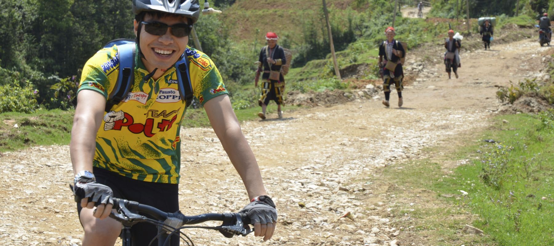 Cycling Through a Sapa Hill Tribal Village