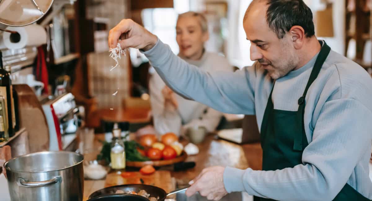 Chef in Croatia Cooking Meal