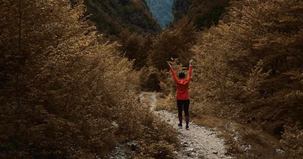 Albania hiking trail