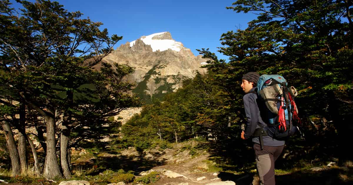 Argentina hiking trail