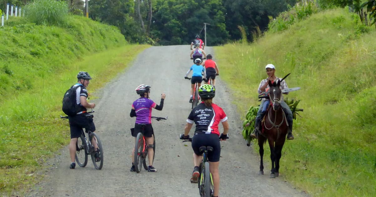 Costa Rica cycling group