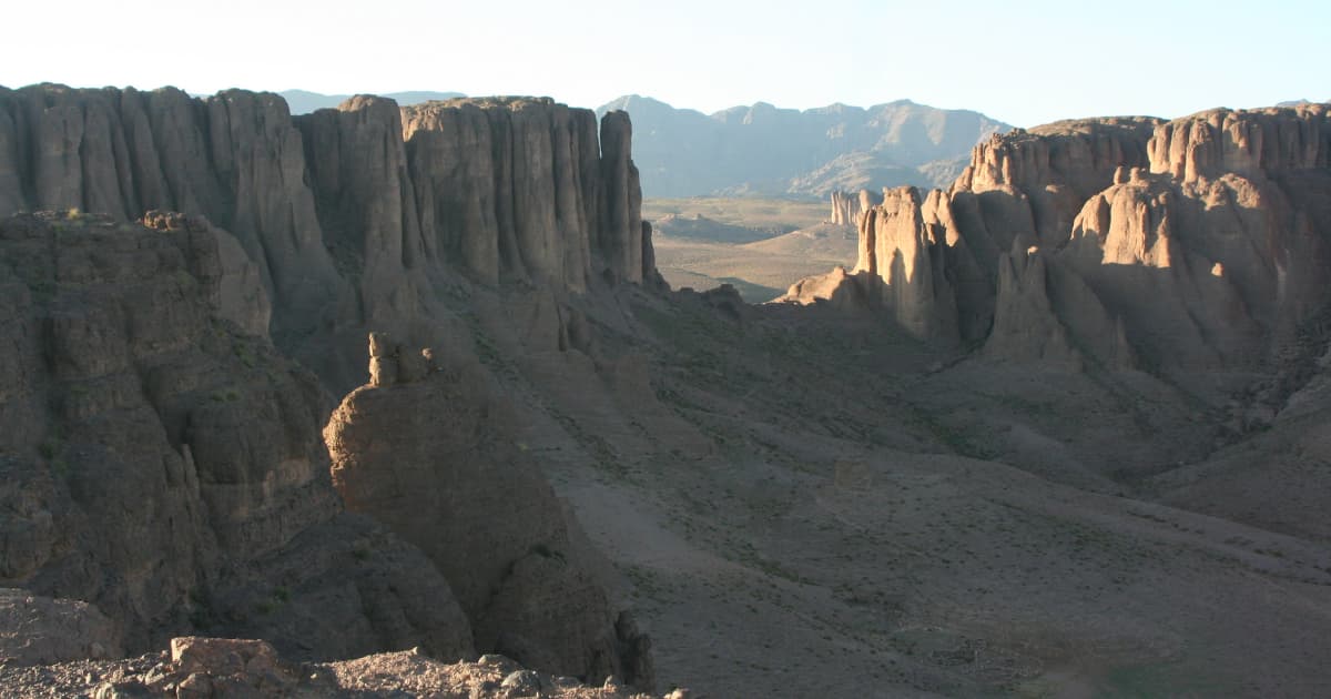 High atlas mountains in Morocco