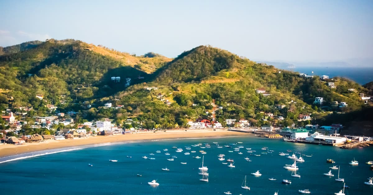 beach with fishing boats