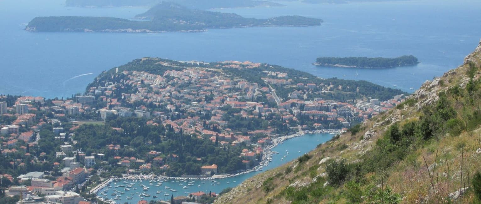 landscape view of Dubrovnik