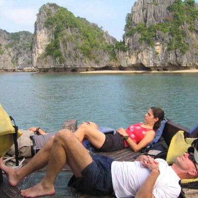 Vietnam Halong Bay Kayaking Tours Junk Boat