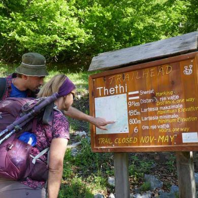 Hiking the Thethi Trail Albanian Alps