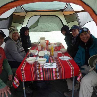 Meal Time Lares Trail Camping
