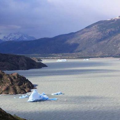 Typical Scenery Chile Torres del Paine National Park