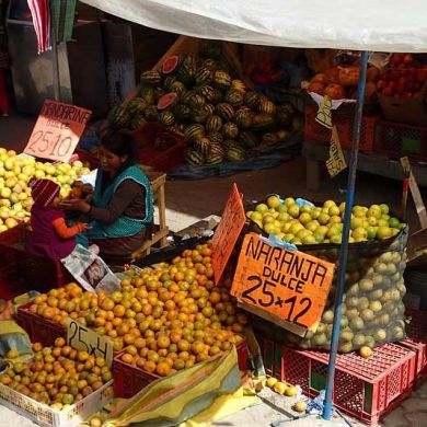 Local Market Bolivia