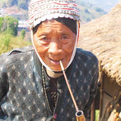 Hill Tribe Village Northern Thailand Smiling Local