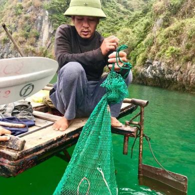 Local Fishermen Halong Bay Floating Villages