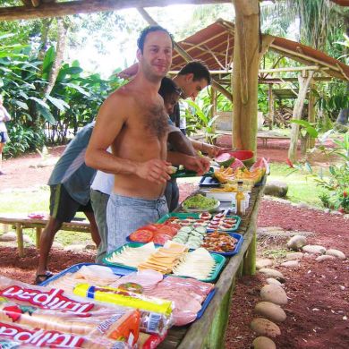 Costa Rica Picnic Lunch Pacuare River Adventure Vacations