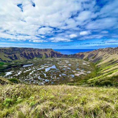 Easter Island Volcanic Crater