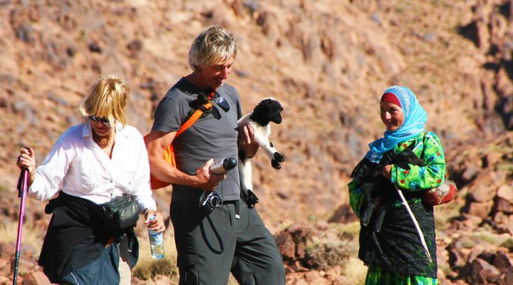 Tourists in Morocco