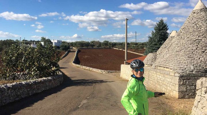 biking through Puglia