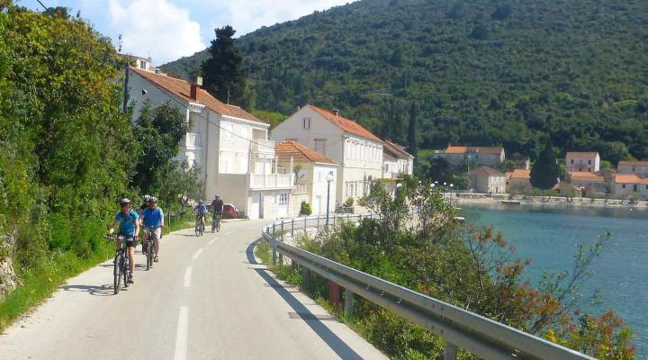 E-Bike On Coast of Croatia