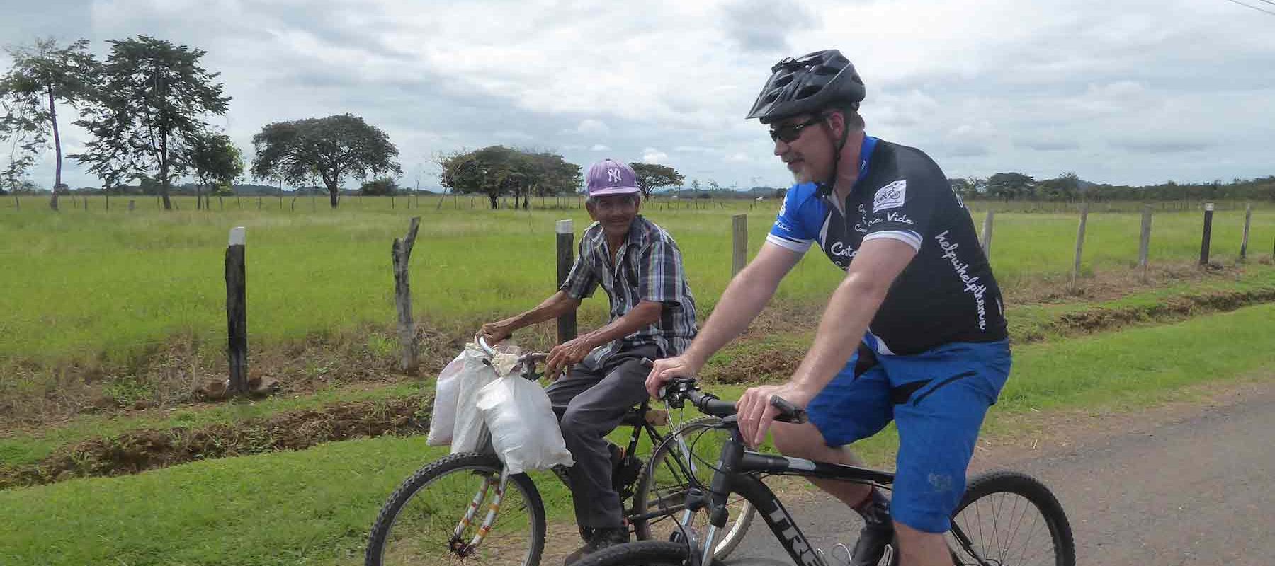 Cycling rural costa rica bike trail