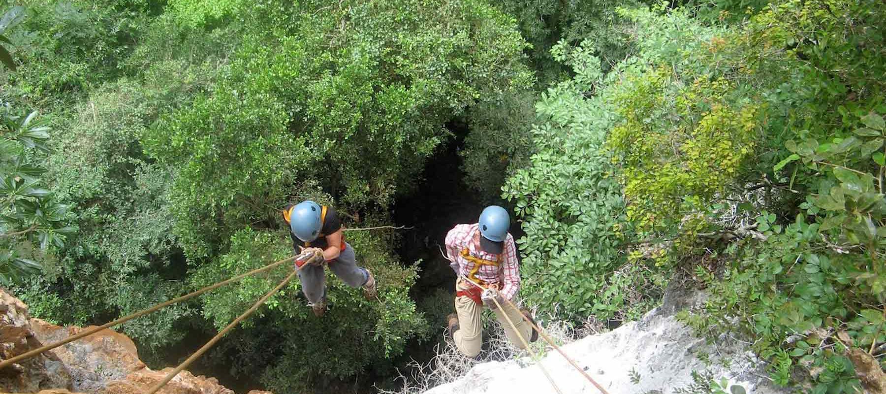 Black Hole Drop Rappelling Tours Belize