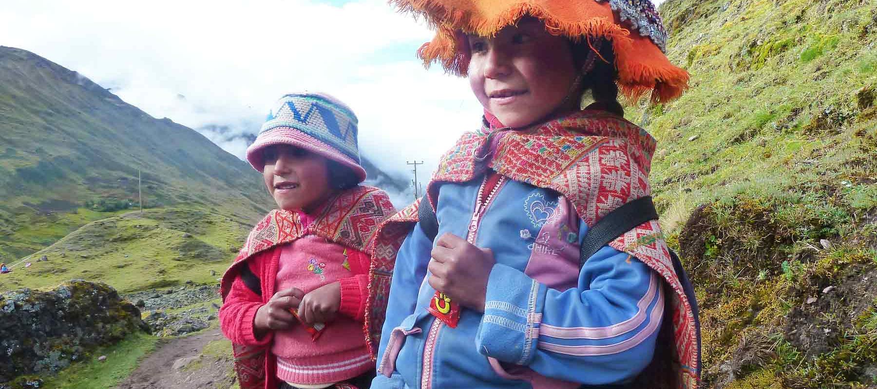 Local villagers in Machu Picchu
