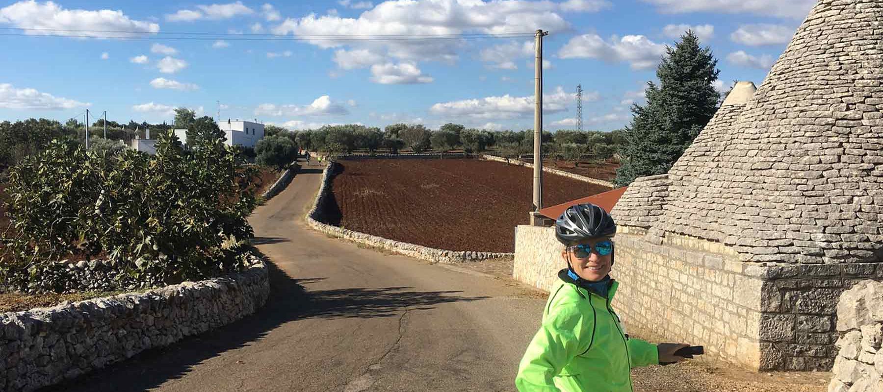 biking through Puglia