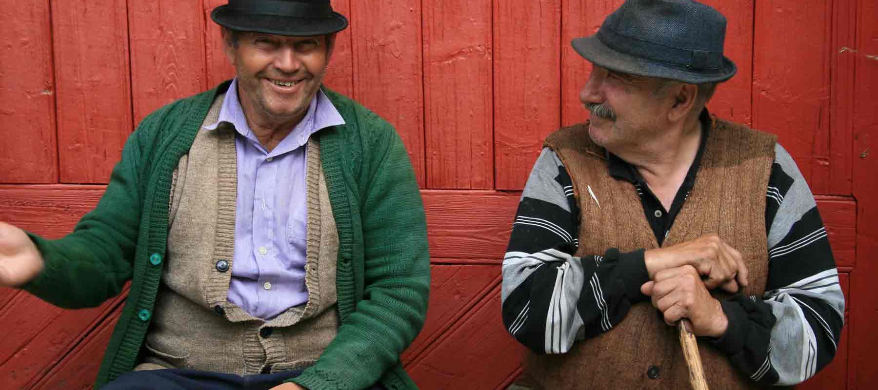 Romanian Local villagers