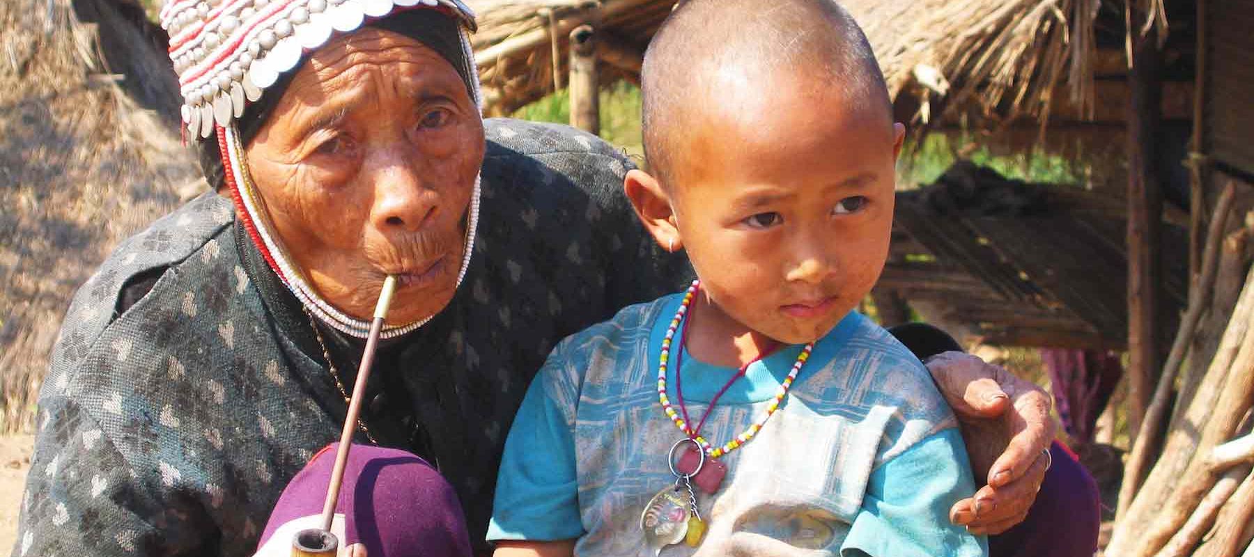 Thailand Doi Mae Salong Karen Hilltribe Villagers