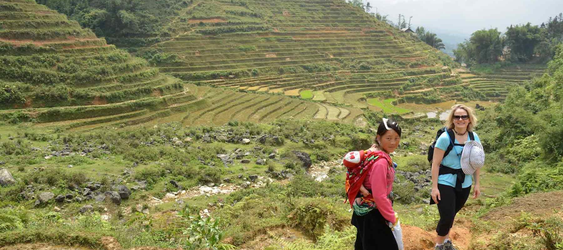 Hiking Sapa Mountains in Northern Vietnam 