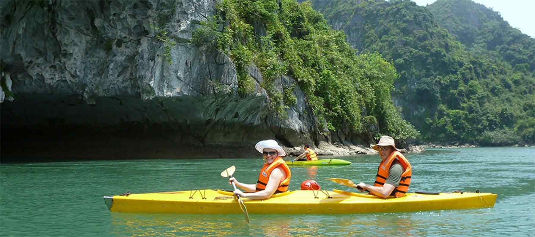Sea Kayaking Halong Bay in Vietnam