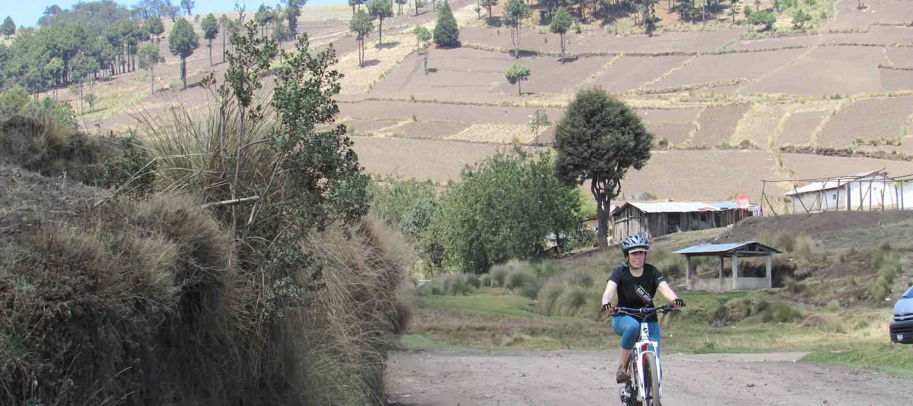 Biking Through Highlands in Guatemala