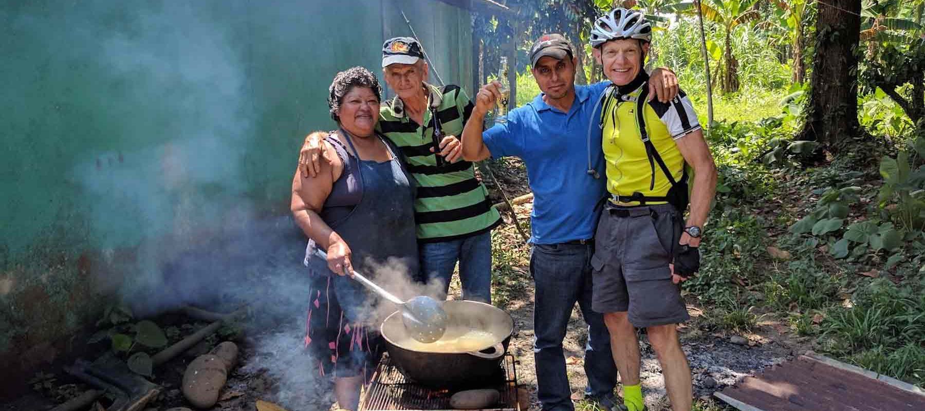 Street bbq in Costa Rica